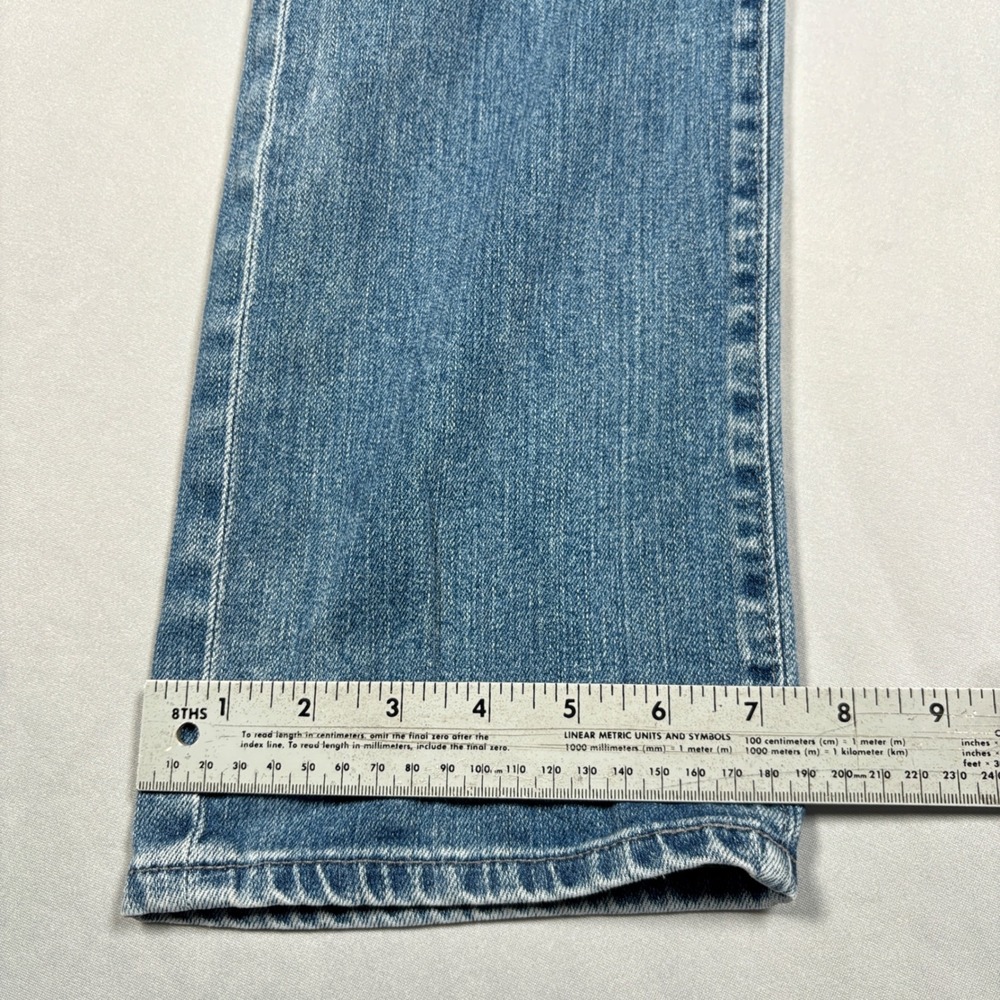 AG Adriano Goldschmied Jeans Mens 33R Light Blue The Matchbox Slim Straight 18Y - Picture 15 of 16
